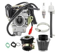 Carburador Carburadores Juego Carburador GY6 Para Motor 4 Tiempos 125 150cc 152QMJ Ciclomotor Scooter Para ATV 24mm PD24J Filtro Aire Colector Admisión Carburador(Carb Set)