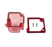Carburador Carburadores Para PWK28 Carburador Power Jet Fuel Para Tanque Cámara Compensación Para PWK32 Carb Racing Tazón Flotante Transparente Desmontable Aceite Fondo(Rojo)