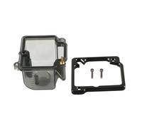 Carburador Carburadores Para PWK28 Carburador Power Jet Fuel Para Tanque Cámara Compensación Para PWK32 Carb Racing Tazón Flotante Transparente Desmontable Aceite Fondo(Negro)