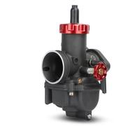 Carburador Carreras Brida PE Carburador PEZ 30mm 250cc-300cc | Sustitucion Carburador Motocross, moto de cross, motocicleta con Power Jet Kit Carburador Moto