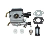 Carburador compatible con FC55 FS45 FS46 FS55 HL45 KM55 4140 120 0619,4140 120 0616,C1Q-S186D,4140 120 0621,4140 120 0618,C1Q-S216A,