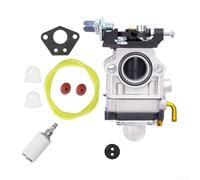 Carburador de 52 cc 49 cc 43 cc para cortador de cepillo incluye kit de accesorios esenciales para un fácil mantenimiento