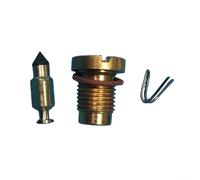 Carburador de aguja y asiento compatible con Ford para New para tractores Holland 2N 600-860 8N, sustituye a 70244912 C3NN9564A, boquilla de 0,080 pulgadas 38-27 rosca, regulación precisa del