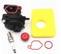 Carburador de cortacésped para Briggs para Stratton 21 para mtd para Murray 500E 140cc para Motor 799583 593261 Carburador para Kits de Herramientas Piezas cortadora césped(Black Set)