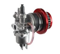Carburador de filtro de aire para mini ATV Quad Dirt Pocket Bike de 2 tiempos de 47 cc y 49 cc (rojo)