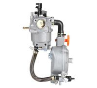 Carburador de Generador de Combustible Dual, Carburador de Estrangulador Manual, Kit de Conversión LPG NG Generador Carburador de Combustible Dual para Bobina de Asfixia Manual