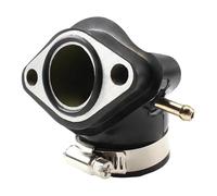 Carburador de motocicleta Carburador para motor Interfaz de goma del colector del carburador compatible con piezas de rendimiento GY6, compatible con MIKUNI PD24J BS24, ATV de 4 tiempos y 125 cc.