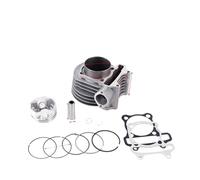 Carburador de motocicleta Culata de carreras 125cc 150cc mejorada a GY6 200cc Big Bore 61mm 157qmj 152qmi agregar potencia Kit de carburador(58.5mm)