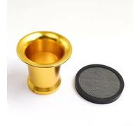 Carburador de motocicleta filtro de aire copa de viento con malla para ATV, compatible con carburadores de 24/26/28/30 mm, material de aleación de aluminio (dorado)