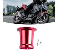 Carburador de motocicleta Filtro de aire Copa de viento de 50 mm para PWK para modelos PE VM, aleación de aluminio para una filtración eficiente de aire y protección del motor (rojo)