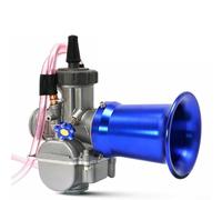 Carburador de motocicleta Filtro de aire Copa de viento de 50 mm para PWK para modelos PE VM, aleación de aluminio para una filtración eficiente de aire y protección del motor (dorado)