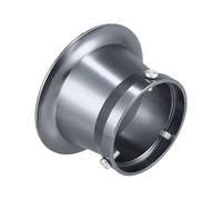 carburador de motocicleta Filtro de aire para carburador motocicleta modificado 50/55 mm, compatible con Keihin OKO KOSO PWK, copa viento y bocina Carburador de motocicleta(Titanium 50mm)