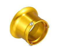 carburador de motocicleta Filtro de aire para carburador motocicleta modificado 50/55 mm, compatible con Keihin OKO KOSO PWK, copa viento y bocina Carburador de motocicleta(Gold 50mm)