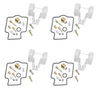 Carburador De Motocicleta para Kawaskai ZX600 para Ninja ZX6R 1995 1996 1997 Kit De Reparación De Carburador De Motocicleta Aguja Asiento Émbolo Diafragma Flotador(4 Sets D)