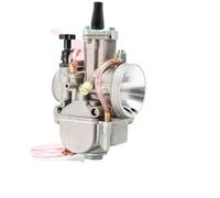 Carburador de motocicleta para PWK 21 24 26 28 30 32 34 2T 4T Carburador con chorro de potencia para Yamaha Mikuni Koso para ATV para Quad UTV (blanco marfil)