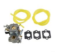 Carburador de motosierra para McCulloch para Mac 7-38 740 8-42 | Para Partner P738 P740 | Para Poulan P3314 P3516 | Sustituye a Zama C1M|W26 | con juntas y línea de combustible