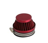 Carburador de Repuesto Filtro De Aire De Acero 32 35 38 42 45 48 55mm 60mm Para Motor De 2 Tiempos PWK 21/24/26/28/30mm PE28 PE30 Carburador ATV UTV Quad(55mm red)