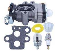 Carburador de Repuesto Kit Carburador Para Kawasaki Para KBL35A Para TJ35E Para KBL27B Cortadora De Hilo Desbrozadora 504 11 61-01 504116101 Máquina Cortadora Césped