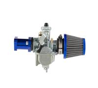 Carburador de zinc para Predator 212cc 196cc para Coleman CT200U BT200X para Mini Bike KT196 Go Kart GX160 GX200 6.5hp Clon para filtro aire del motor Carburador de moto(Blue kit)