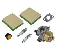 Carburador + filtro de aire + bujía compatible con cortacésped Fuxtec FX-RM 1850 1855 1860 2050