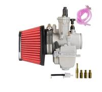 Carburador Generador Accesorios Para Motocicletas Universal Carburador 30/32/34 Mm Potencia Carb 55 Kit De Filtro Aire Para 250 Cc-400 Cc Para Motor(PWK32Sp Kit)