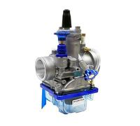 Carburador Generador Carburador Universal Para Motocicleta 24 26 28 30 32 34 Mm Con Potencia Para ATV Para 2T Para 4T(Blue 34mm)