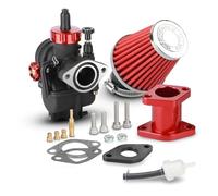 Carburador Generador Motor Motocicleta Carburador Filtro Aire Juego Para 212 Cc 196 Para CT200U Para BT200X Para GX160 Para GX200 Para GoKart(PE19FL Red Kit)