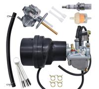 Carburador JDLLONG LT50 para Suzuki 50 LT-A50 2002-2005 LT50 LT 50 1983-1987 JR50 1984-2006 ATV Quadrunner con caja de filtro de aire