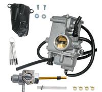 Carburador JDLLONG para Honda Big Red 250 ATC250ES 1985-1987 con llave de purga y v lvula de cierre del tanque de combustible.