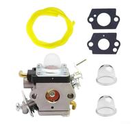 Carburador, kit de 6 piezas para cortasetos 122HD45 y 122HD60, tractores de césped, optimización de mezcla de combustible y aire, rendimiento mejorado del motor, mantenimiento de patio al aire libre