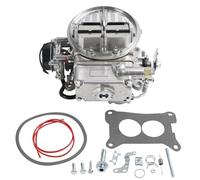 Carburador Marino 500 CFM con Choke Eléctrico para Holley 2300 Gasolina, 2 Barriles, Acabado Gris Hard Core, 0-80402-2,Aplicación Universal, Válvula de Potencia Primaria 4.5
