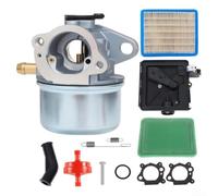 Carburador Metal 799868 para Motor Jardín Carburador Metal 799868 | Incluye para filtro aire, juntas, bujía; para ideal reparación cortacésped, sopladora, desbrozadora
