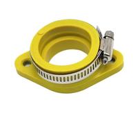 Carburador moto Adaptador de interfaz carburador para motocicleta, adhesivo universal PE PWK 21-34 mm, funda para colector admisión aire, para UTV y ATV(Yellow 32 34mm)