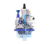 Carburador Moto Carburador de motocicleta para Koso OKO Power Jet PWK 24mm 26mm 28mm 30mm 32mm 34mm 2T 4T cuenco flotante azul(32MM)