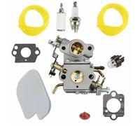 Carburador Moto Kit De Carburador Para Poulan P3314 P3416 P4018 PP3816 Para C1M-W26C Junta Motosierra Primer Bulbo Manguera Combustible