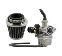 Carburador moto Para 50 70 90 110cc ATV Todoterreno Dirt Pit Bike Motocross Carburador Universal Motocicleta PZ19 19mm Conjunto Filtro Aire Carburador para quad ATV(19 set)