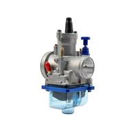 Carburador Motocicleta Con Power Jet Para KEIHIN Para OKO Para PWK 24 26 28 30 32 34Mm Blue Bowl 2T 4T Scooter Para ATV Dirt Bike Universal Carburador Carburadores(24MM)