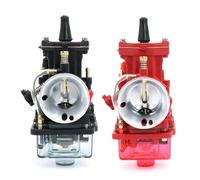 carburador motocicleta Para Carburador Mikuni PWK 2T 4T Para Motocicleta OKO 2T 4T, Carburador Alconstar-21, 24, 26, 28, 30, 32 Y 34 Mm, Color Rojo/negro.(30mm red)