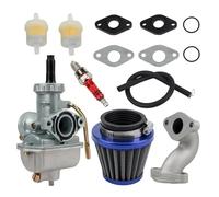 Carburador Motor Para Carburador De Motocicleta PZ20 Para 50Cc 70Cc 90Cc 110Cc 125Cc Motor 4 Tiempos ATV UTVs Para CRF50F Para CRF80F Para Piezas XR50R(Set)
