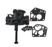 Carburador Motor Reemplazo De Carburador Metal Con Hardware Para Para 499809 498809A 494406 Piezas Cortacésped (negro)