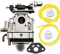 Carburador para Desbrozadora de 22cc 26cc 33cc 34cc 36cc, para 2 Tiempos Weedeater 1E34F 1E36F TU26 TL26, Kit Carbu con Junta y Tubo