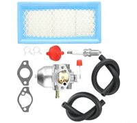 Carburador para generador 0C1535ASRV 4000XL GN190 GN220 97747, repuesto para carburador, para motores XG4000 y GH-220, incluye filtro de aire 496077 691643, tubo de aceite y espaciadores