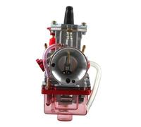 Carburador para Koso para PWK 24 26 28 30 34mm para Motocicletas Motos De Cross Y Scooters con Power Jet 2T Y 4T Carburadores(RED-PWK28)
