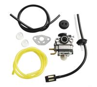 Carburador para Mitox MI1E34F.1.2 261L 281MT 28MT 271MT 27MT 27MT 171M Kit de reparación de motor recortadora de césped de acero Junta de líneas de combustible incluida