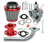 Carburador para Motocicleta 38 mm con Kit Filtro Aire para Kart para BT200X para CT200U para CT200U-EX para MB200 para KT196 Carburador Kit
