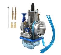 Carburador Para PWK24 26 28 30 34 mm Carburador De Motocicleta Rojo Y Azul Moto Cross Con Power Jet Para 2T 4T Motocross Karb Scooter ATV Carburadores Cortacésped(BLUE-PWK34)