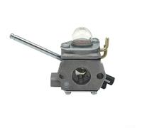 Carburador para soplador Homelite UT-08520 de 26 cc, pieza de repuesto de metal que optimiza la mezcla de combustible y aire, unidad gris fácil de instalar para mantenimiento de jardín
