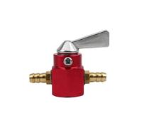 Carburador Power Carb Interruptor Universal Válvul Combustible En Línea para Motocicleta Llave Purga Encendido Y Apagado 6mm Grifo Gasolina/Combustible(Red)