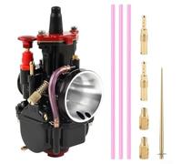 Carburador PWK de 26 mm para moto de cross de 75 cc a 125 cc con construcción de aleación de aluminio y control automático de mezcla de aire de combustible