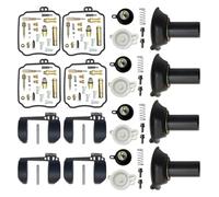 Carburador Repuesto Moto Kit De Reparación Carburador Motocicleta para Yamaha XVZ1300 XVZ1300A XVZ13LT Y XVZ13A Incluye Diafragma Junta Flotador Émbolo(Style 4)